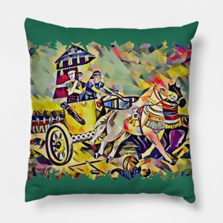 Queen Shamiram Artwork Pillow