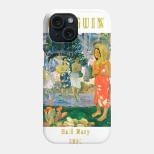 Gauguin Hail Mary Painting Phone Case