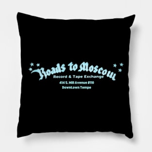 Roads to Moscow Record Store - Tempe Arizona 1960s 1970s 1980s Pillow