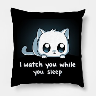 Cute Funny Cat Kitten Sarcastic Humor Quote animal Lover Artwork Pillow
