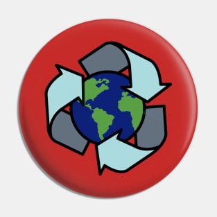 Recylce Earth Pin