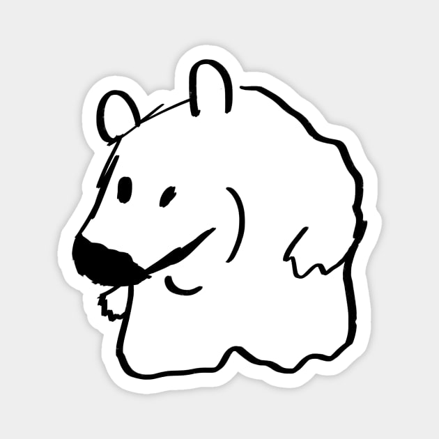 Little polar bear Magnet by Protect friends