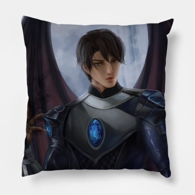 Shadowsinger  |  Azriel (ACOTAR) Pillow by P-dulcis