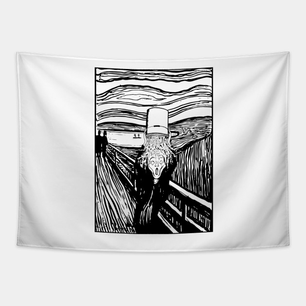 Scream Bucket Challenge Water Tapestry Teepublic