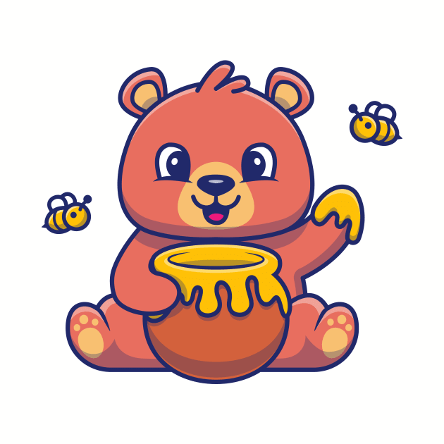 Cute honey bear by Catalyst Labs