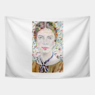 EMILY DICKINSON - watercolor portrait Tapestry