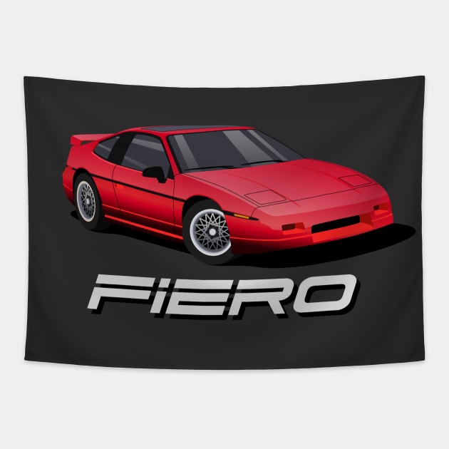 Fiero Tapestry by AutomotiveArt