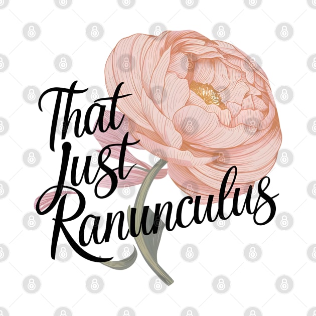 Ranunculus by Inktopolis