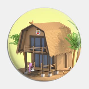 Bali House Pin