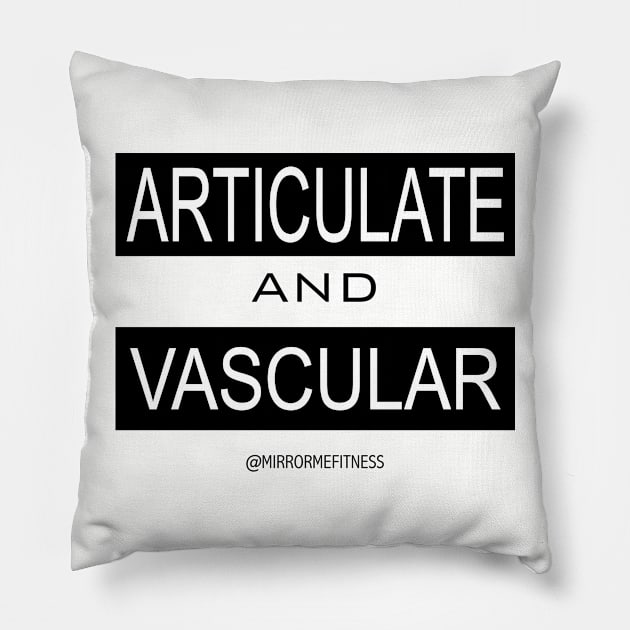 ARTICULATE + VASCULAR | Black Ink Pillow by MirrorMeFitness