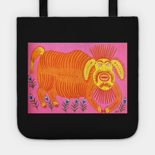 this beast went a cacthing sparrows 1983 - Maria Primachenko Tote