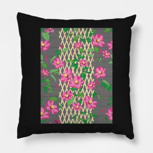 Clematis Trellis Pillow