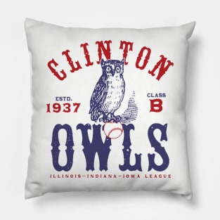 Clinton Owls Pillow