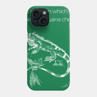 The iguana chew Phone Case