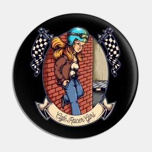 Racer girl Pin