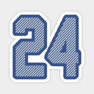 Iconic Number 24 Magnet