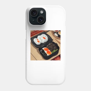 Bento Japanese Food Eggs and Rice Phone Case