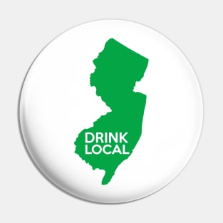 New Jersey Drink Local NJ Green Pin