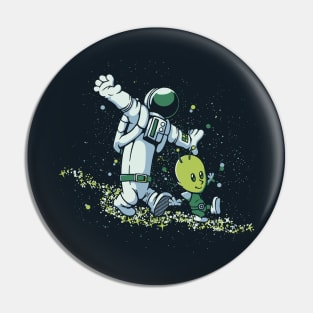 Chasing Stars Alien and Astronaut by Tobe Fonseca Pin