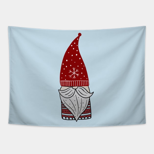 Gnome Christmas Tapestry by chapter2