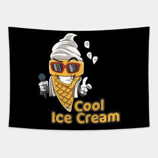 Ice Cream Cool Summer Vacation Glasses Tapestry