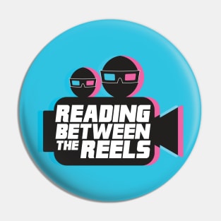 "Reading Between the Reels" Logo Pin