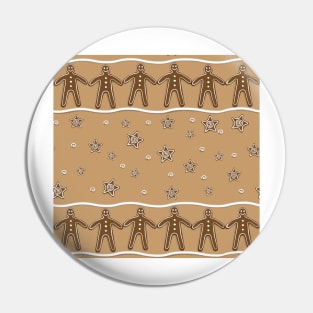 Ginger bread pattern Pin