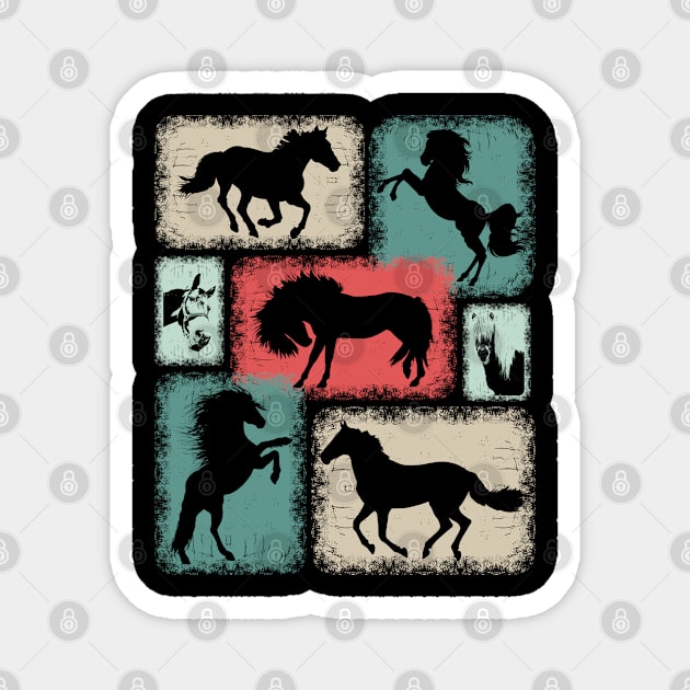 Haflinger Pony Horses Collection Magnet by Primo Style