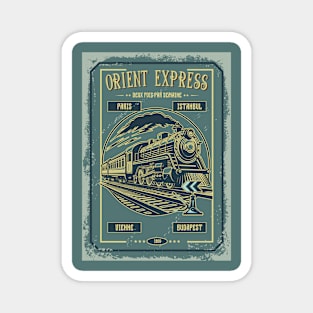 RETRO TRAIN Magnet