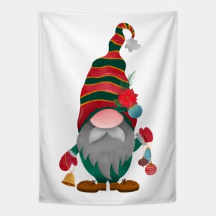 Cute christmas gnome Tapestry