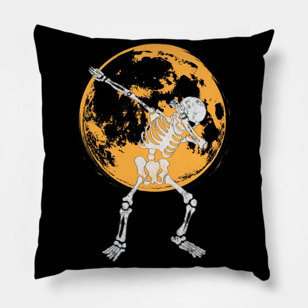 The Dancing Skeleton Pillow by maxdax