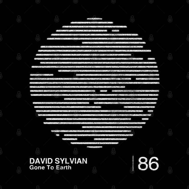 Gone To Earth / David Sylvian / Minimalist Graphic Artwork Design by saudade