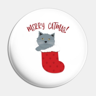 Merry Catmas! Pin