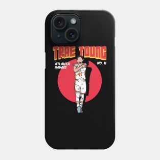 Ice Trae Young Comic Style Art Phone Case