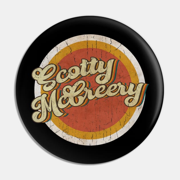 circle vintage Scotty McCreery Pin by KewanAlasStore