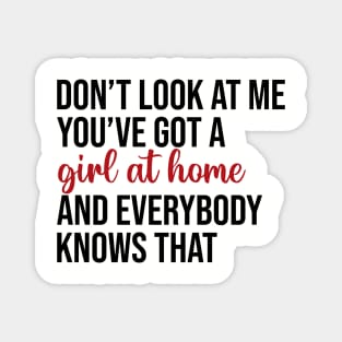 Girl At Home Lyric Taylor Swift Magnet