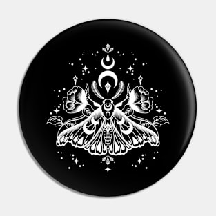 Floral Moth Pin