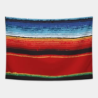 Red Serape Saltillo Tapestry