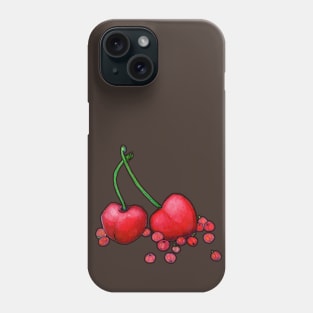 Cherries and currants Phone Case