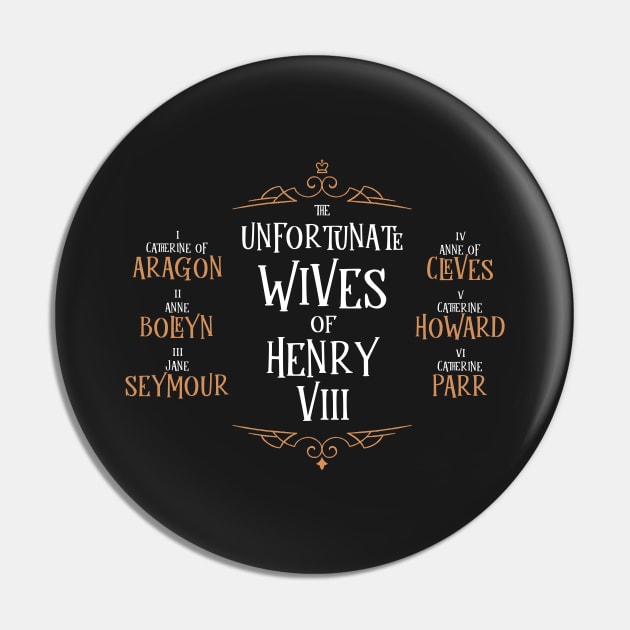 The Unfortunate Wives of King Henry VIII Pin by VicEllisArt