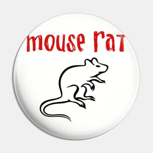 Mouse Rat Pin