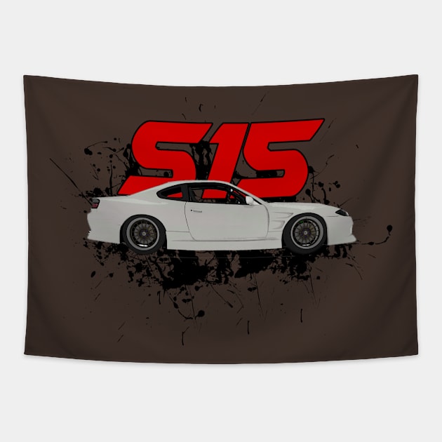 Nissan 200sx s15 Tapestry by JDMzone