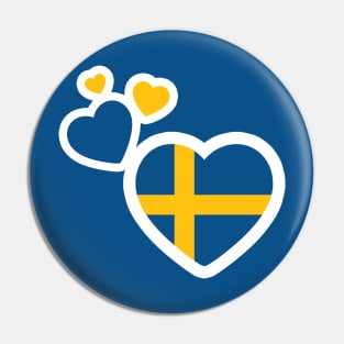 I Love Sweden! Pin