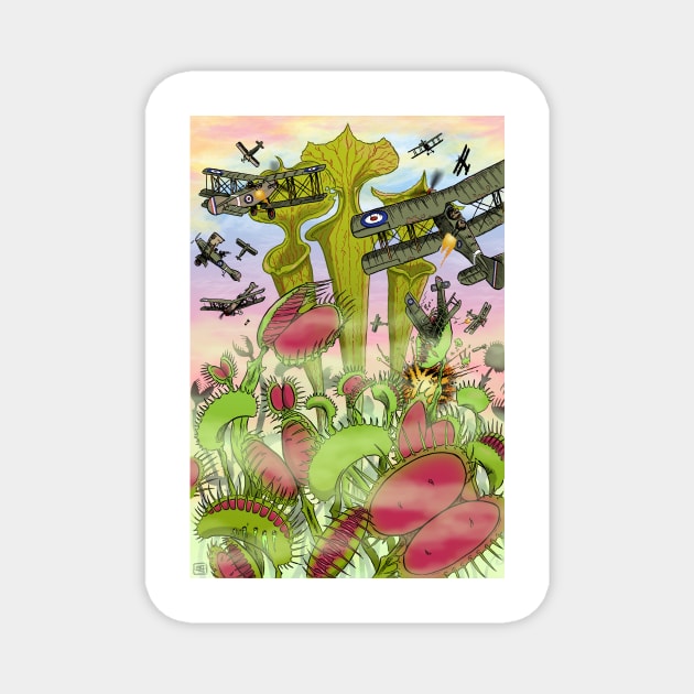 Plants vs Planes Magnet by matjackson