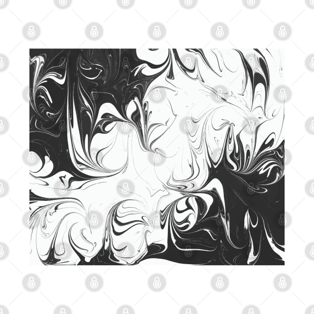 Black and white marble by MZeeDesigns