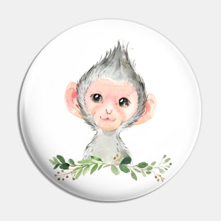 Baby Monkey Pin