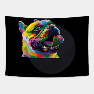 artisticcolorfuldog 2 Tapestry