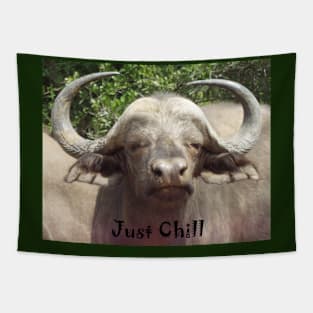 Just Chill Cool Water Buffalo Tapestry