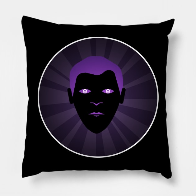 Black face Pillow by smartsman