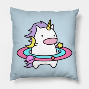 Hula unicorn galaxy Pillow